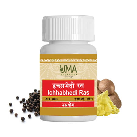 Uma Ayurveda Ichchhabhedi Ras Ayurvedic Tablets 80 Tab
