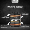 Inlife Whey Protein Powder Blend Of Isolate Hydrolysate Concentrate For Bodybuilding(2 Kg Chocolate)