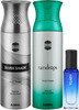 Ajmal Silver Shade & Raindrops Deo Each 200Ml & Yearn Edp 20Ml Pack 3 (Total 420Ml) For Men & Women