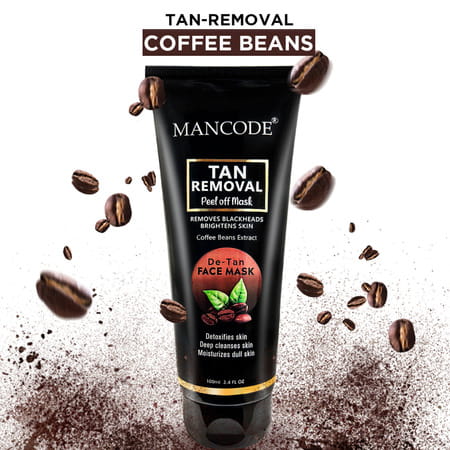 Mancode Tan Removal Peel Off Mask 100ml (Tube)