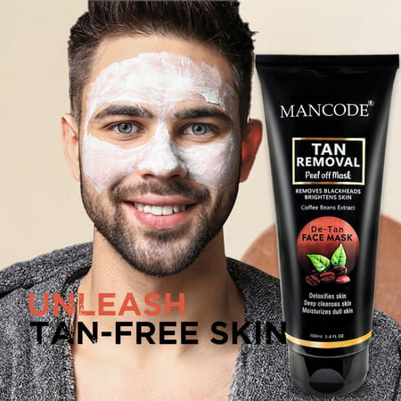 Mancode Tan Removal Peel Off Mask 100ml (Tube)