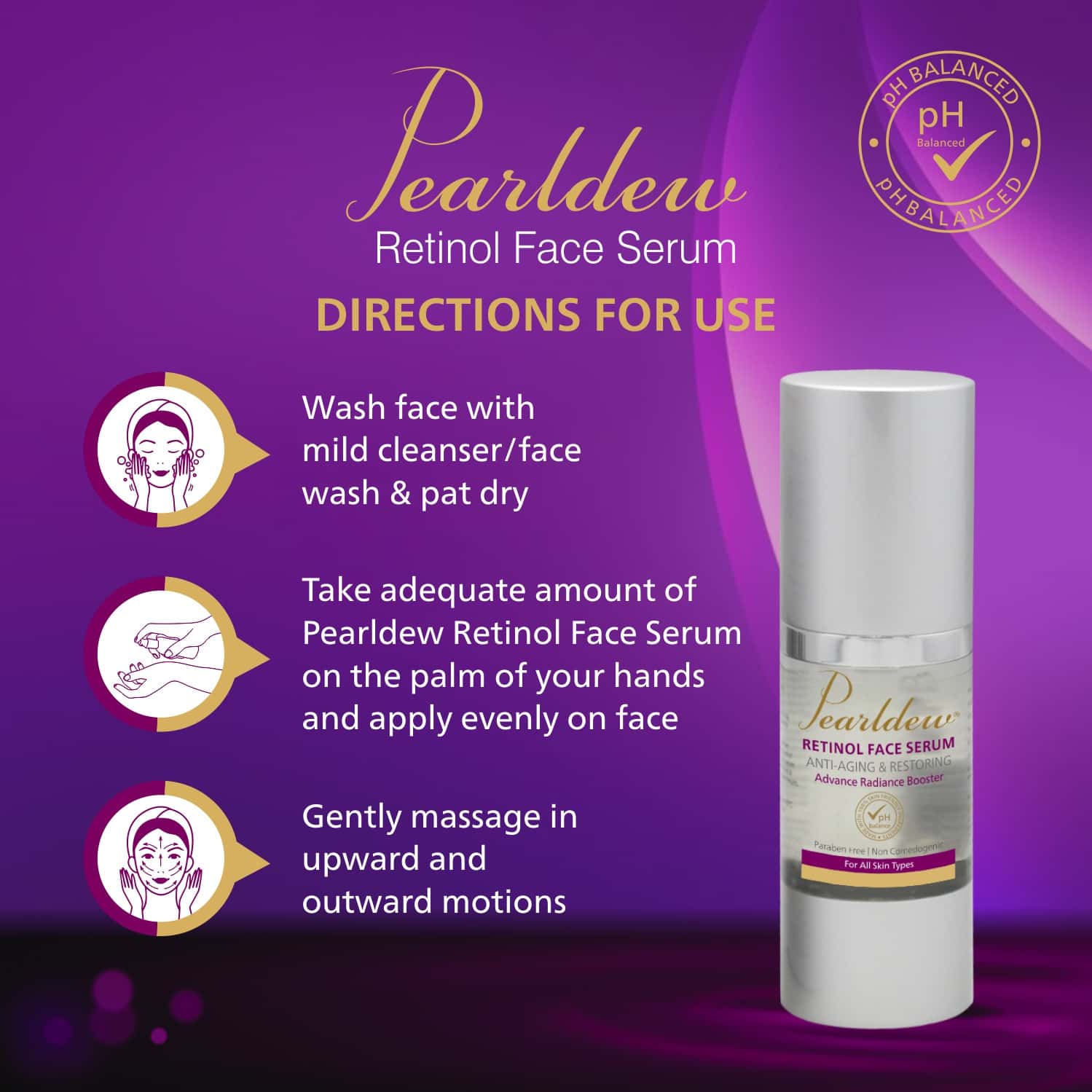 Buy PEARLDEW RETINOL FACE SERUM 50 ML ENRICHED WITH RETINOL & ALOE