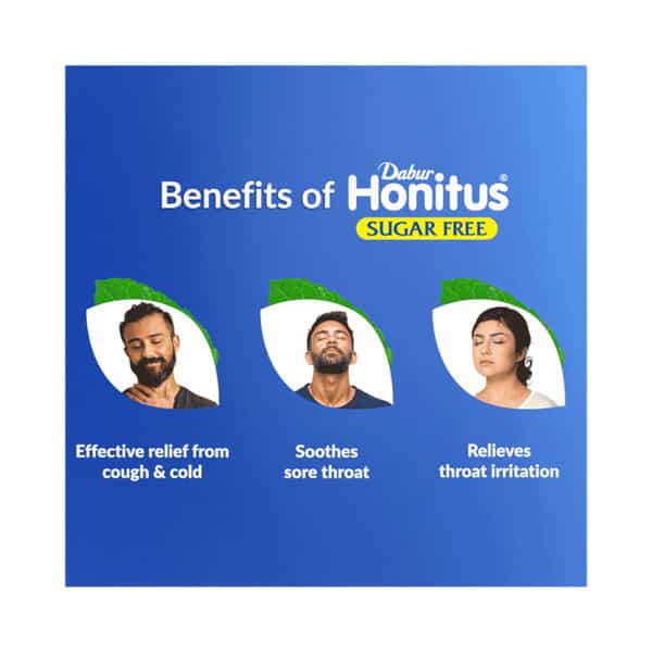 Dabur Honitus Sugar Free Cough Syrup - 100Ml