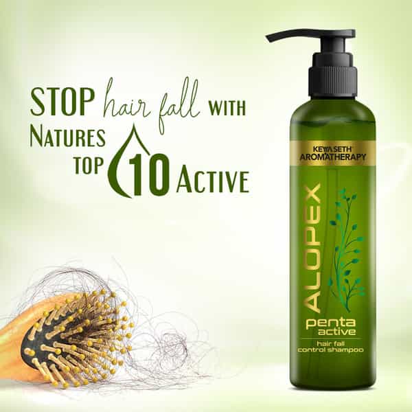 Keya Seth Aromatherapy Alopex Penta Active Hair Fall Control Shampoo For Men & Women - 200Ml