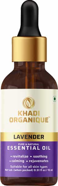 Khadi Organique Lavender Essential Oil 15 Ml