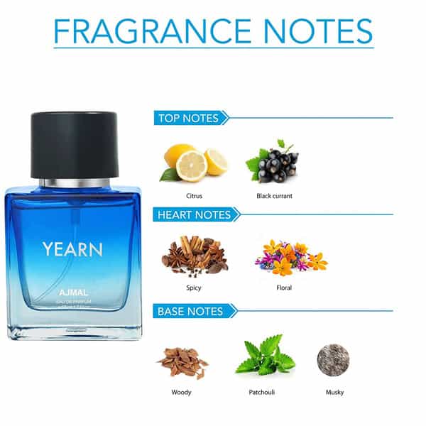Ajmal Ascend Edp 50 Ml For Unisex And Ajmal Yearn Edp 50 Ml For Men +2 Perfume Testers Free
