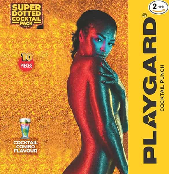 Playgard Coctail Puch Cocktail Combo Flavour Super Dotted Condom 10'S