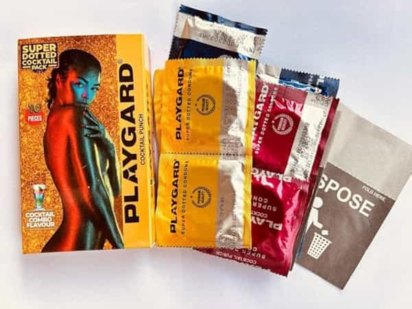 Playgard Coctail Puch Cocktail Combo Flavour Super Dotted Condom 10'S