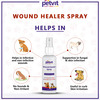 Petvit Wound Healer Spray For All Breed Dogs And Cat 100ml