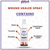 Petvit Wound Healer Spray For All Breed Dogs And Cat 100ml