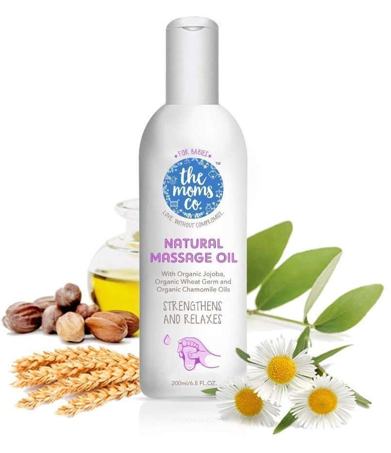 moms co baby massage oil