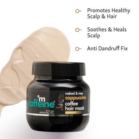 Mcaffeine Naked & Raw Cappuccino Coffee Hair Mask (200 Gm)