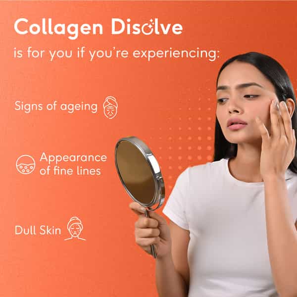 Hk Vitals Disolve Collagen | No Added Sugar | Mango | 30 Strips (30 No)