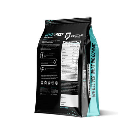 Denzour Nutrition Denz - Xpert Whey Protein With Shaker | 60 Sachets | Boomer - 2.16Kg