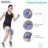 Vissco Knee Cap With Open Patella To Reduce Pressure On Patella -Medium - Grey (Single Piece)