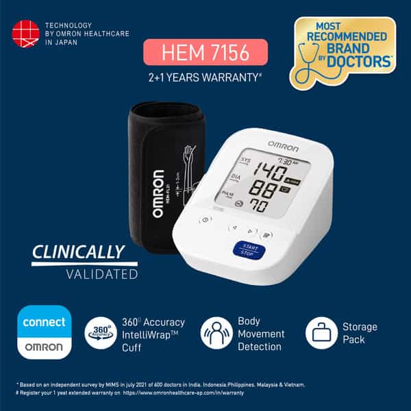 Omron Bp Monitor Hem 7156
