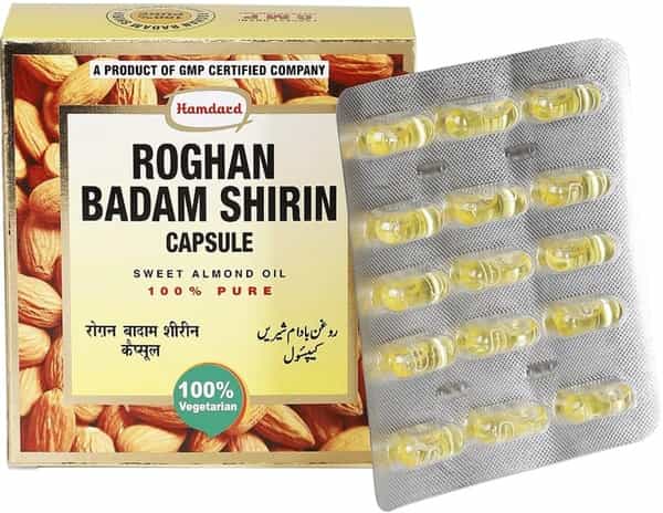 Hamdard Roghan Badam Shirin Capsule-60N