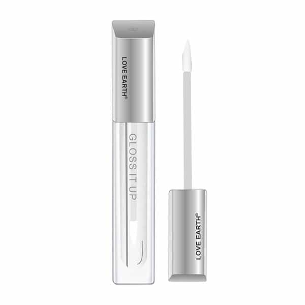 Love Earth Liquid Lip Gloss Midnight Runner For Soft & Dewy Lips (Transparent) 3Ml