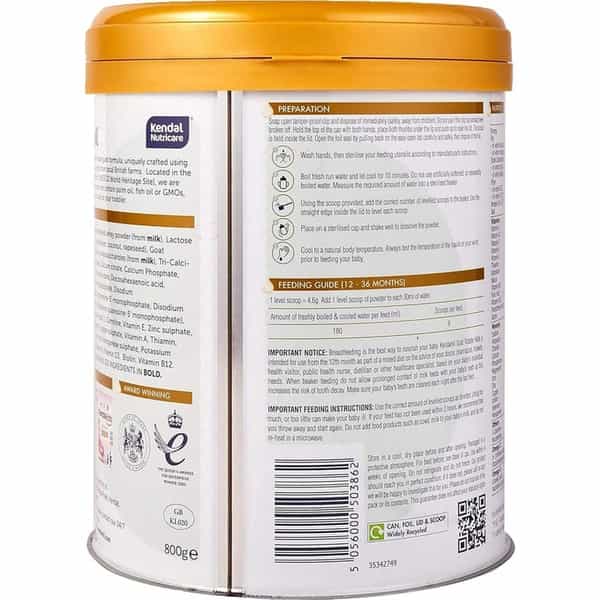 Kendamil Goat Stage 3 | Toddler Milk Powder 800 G