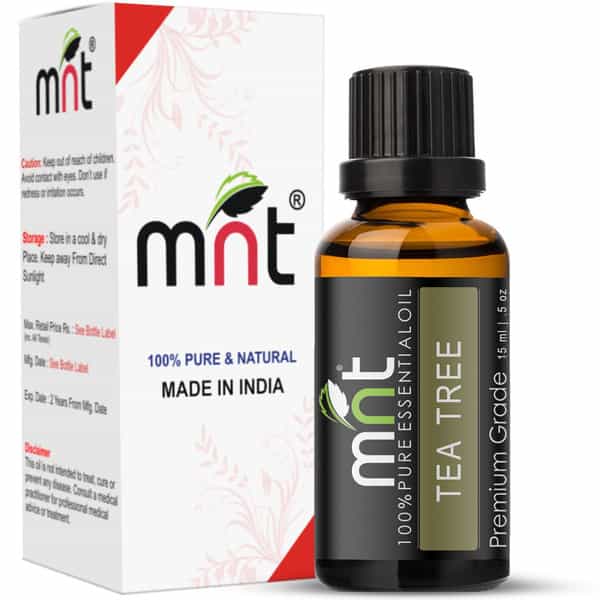 Mnt Tea Tree Essential Oil (15Ml) For Face 100% Pure Natural Therapeutic Grade For