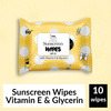 Tnw The Natural Wash Sunscreen Wipes | Removes Dirt & Oil With Hydration | 10 Wipes