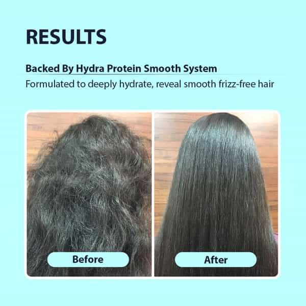 Dermistry Dry Frizzy Hair Ceramides Hyaluronic Acid Shampoo For Smoothening Frizz Control - 200Ml