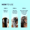 Dermistry Dry Frizzy Hair Ceramides Hyaluronic Acid Shampoo For Smoothening Frizz Control - 200Ml