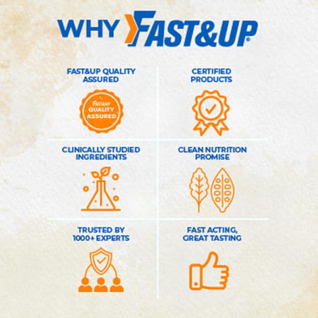 Fast&Up Bcaa Intra - Training - Advanced Intra-Training (450 Gms, 30 Servings, Green Apple Flavour)