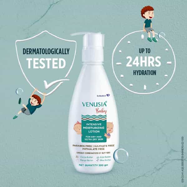 Venusia Baby Intensive Moisturizing | Lotion | 300 Gm | Pack Of 6