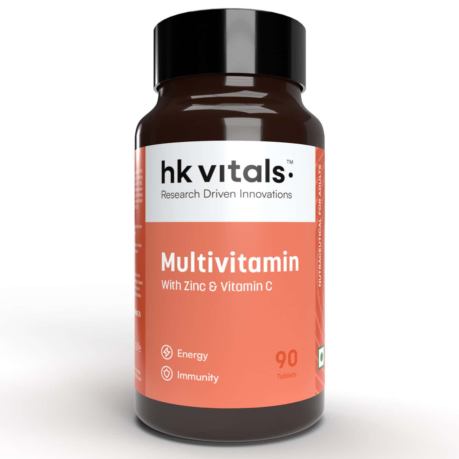 Hk Vitals Multivitamin (90 Tablets) | For Men And Women | With Zinc | Vitamin C