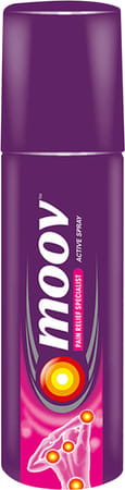 Moov Active Pain Relief Spray For Back Pain Muscle Pain & Joint Pain - 15g | 100% Ayurvedic Formula