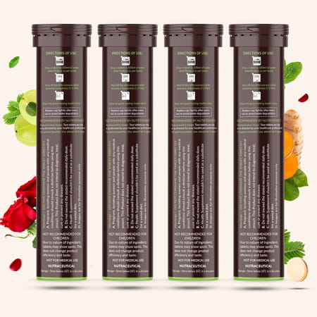 Vegan Greens Relax Calm Unwind Your Day. Calm Daily Stress, Better Mood &Sleep 100 Efferves., Orange