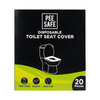 Pee Safe Disposable Toilet Seat Covers | Protects Against Germs | Pack Of 20