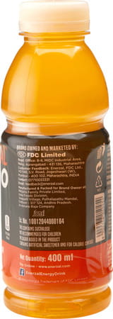 Enerzal Zero Orange Flavour Bottle Of 400ml Liquid
