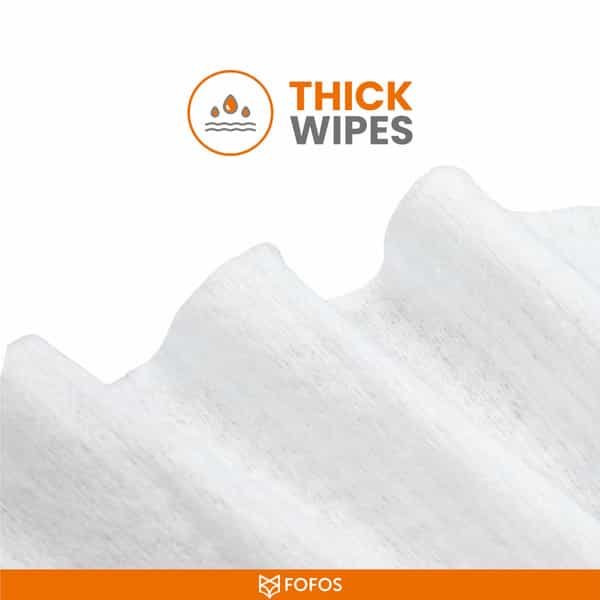 Fofos Pet Cleaning Wipes Lavender Scented - 80Pcs