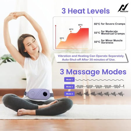 Nexlev Cordless Electric Heating Pad Purple Cm-02