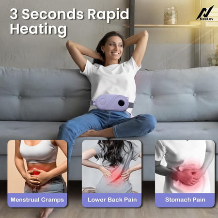 Nexlev Cordless Electric Heating Pad Purple Cm-02