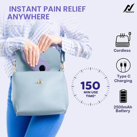 Nexlev Cordless Electric Heating Pad Purple Cm-02