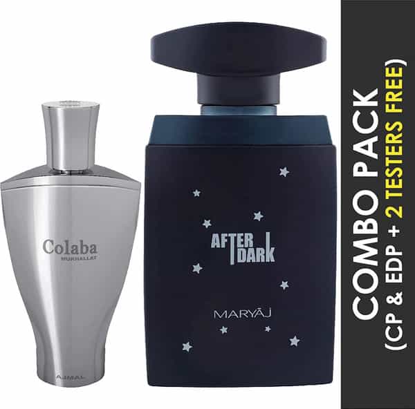 Ajmal Colaba Mukhallat Cp 14Ml For Unisex And Maryaj After Dark Edp 100Ml For Men