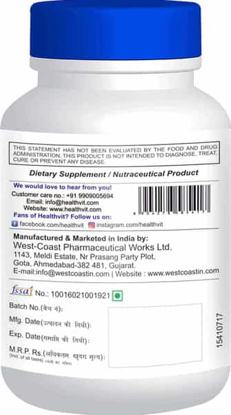 Healthvit Jointneed-Gb Glucosamine 350Mg | Ginkgo Biloba 50Mg - 60 Capsules
