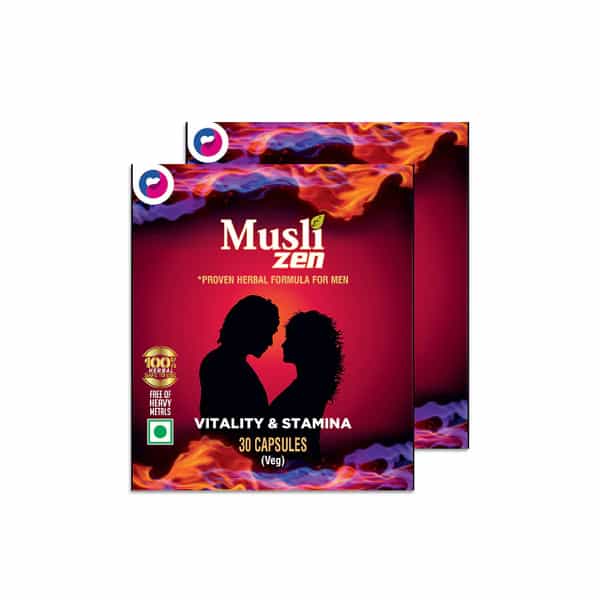 Muslizen Herbal Supplement For Men | Support Stamina And Vitality | 30 Capsules (Pack Of 1)