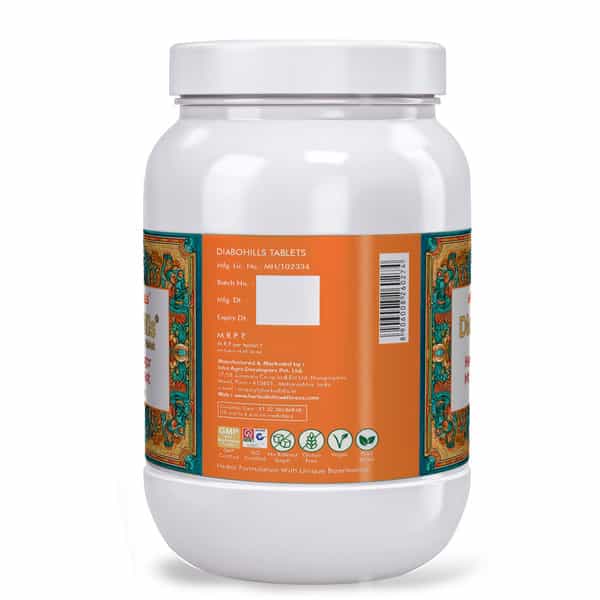 Herbal Hills Diabohills - Value Pack 900 Tabs - Pack Of 2
