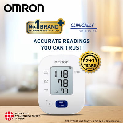 Omron Hem 7143t1-A Digital Bluetooth Blood Pressure Monitor