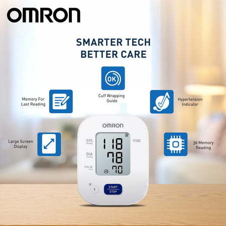 Omron Hem 7143t1-A Digital Bluetooth Blood Pressure Monitor