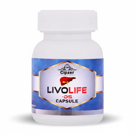 Cipzer Livolife Ds 60 Capsules | Supports Liver Health & Digestive Wellness