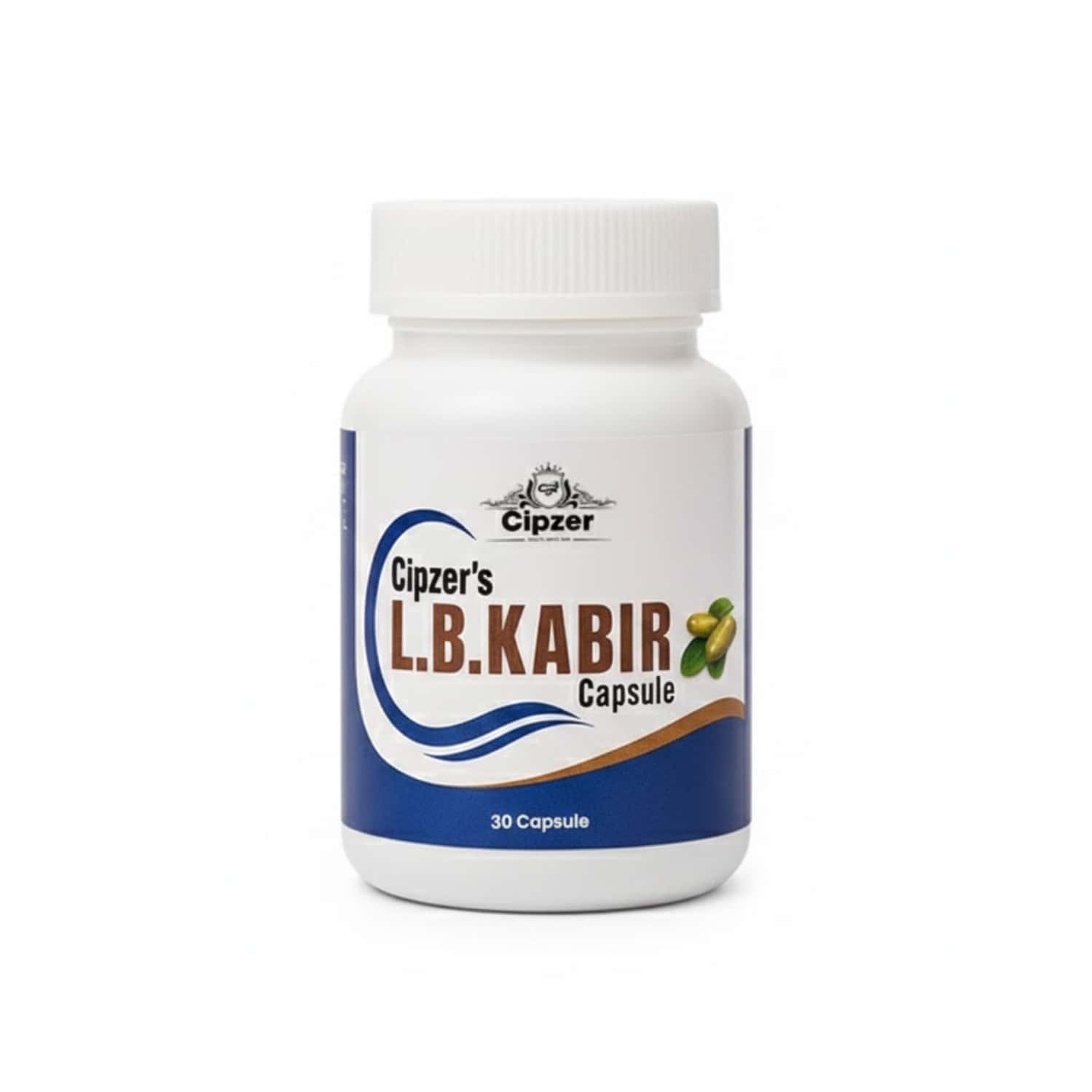 Cipzer Lb Kabir 30 Caps | Herbal Support For Men's Vitality| Sexual Stamina & Strength