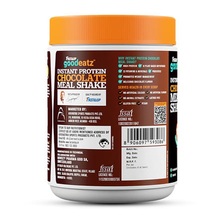 Fast&Up Goodeatz Meal Shake| Tasty Meal Replacement - 20 Scoops Protein Shake