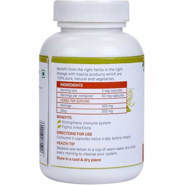 Kapiva Moringa + Detox Capsules 60 Caps