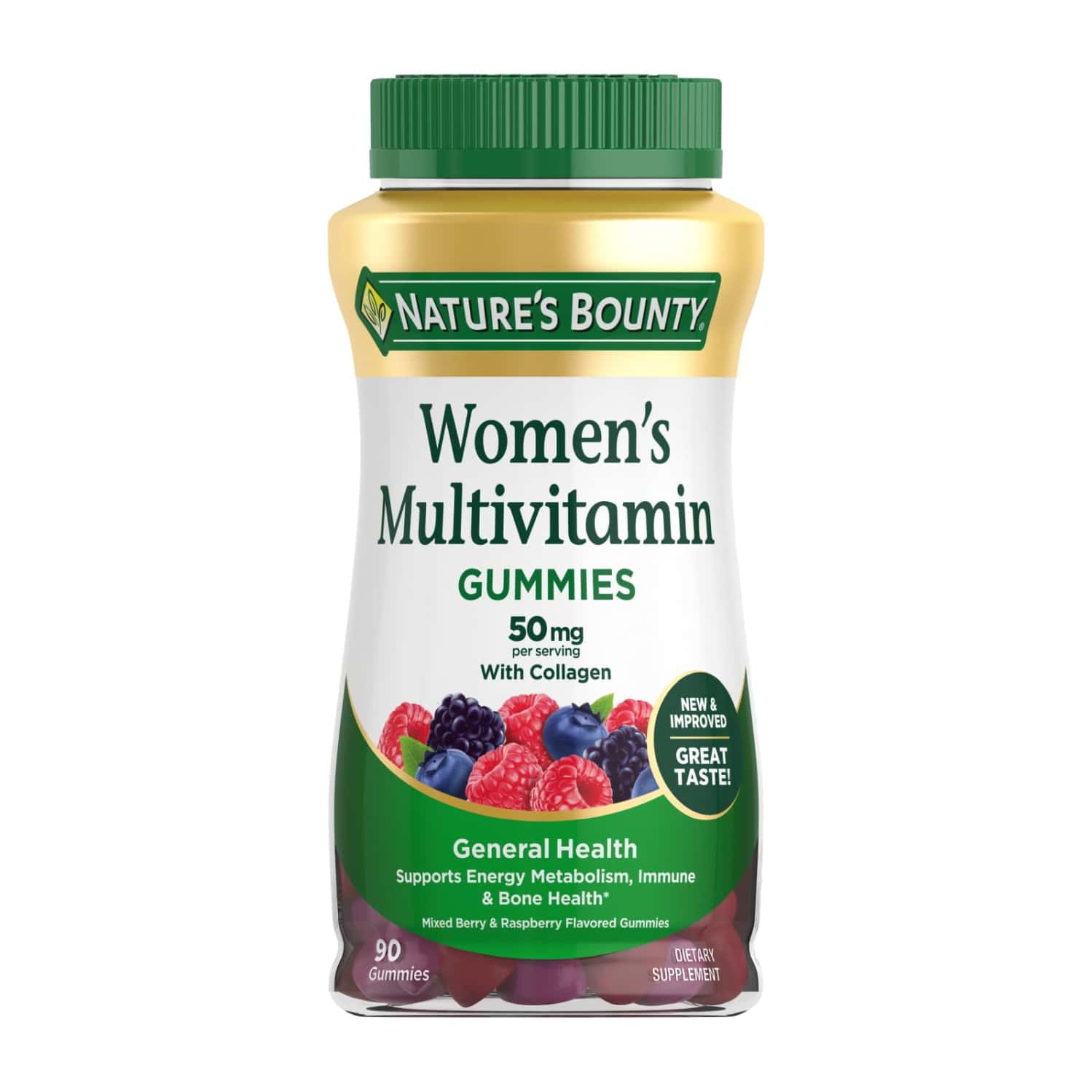 Nature's Bounty Women Multivitamin | Vitamin Supplements For Adults | Fruit Flavored | 90 Gummies