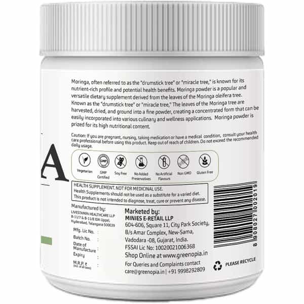 Greenopia Moringa Leaf Powder - 200G